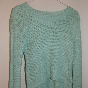 Justice turquoise sweater